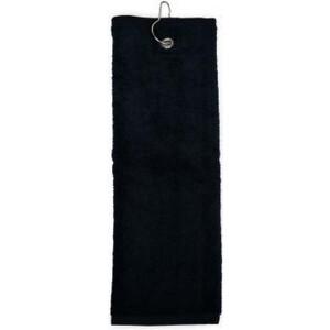 The One Golfhanddoek 450 gram Zwart