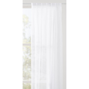 Leen Bakker - Vitrage Suus - 295 Cm - Polyester - Wit - H298 Cm