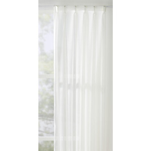 Leen Bakker - Vitrage Sintra - Off-white - Polyester - Wit#Crème - H315 Cm