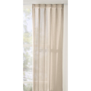 Leen Bakker - Vitrage Brisa - Zand - 320 Cm - Polyester/Linnen - Crème