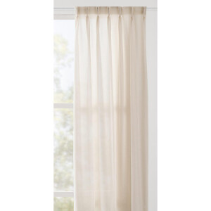 Leen Bakker - Inbetween Liam Transparant - Ecru - Polyester - Roze - H297 Cm