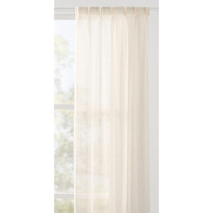 Leen Bakker - Inbetween Jules Transparant - Off-white - Polyester/Linnen - Wit - H297 Cm