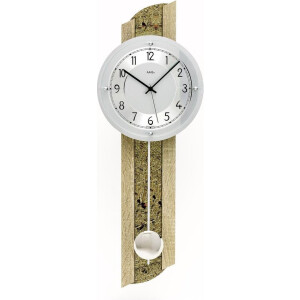 AMS wandklok radiogestuurd / wandklok met slinger / 5326