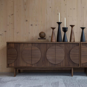 Zuiver TV-meubel 'Groove' Walnoothout, 120cm