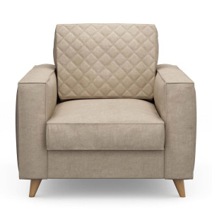 Fauteuil Kendall, Natural, Washed Cotton