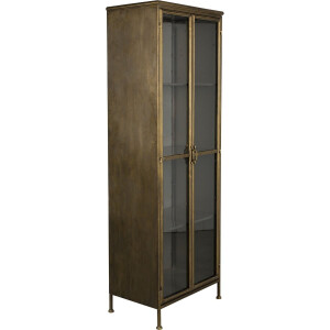 Dutchbone Gertlush Opbergkast/ Vitrinekast Metaal Goud