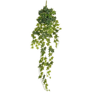 Mica Decorations Hedera klimop kunstplant - groen mix - hangplant - L25 x B25 x H134 cm - Kunstplanten/nepplanten