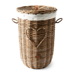 Wasmand Rustic Rattan Heart