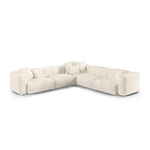Modulaire hoekbank Martina bouclé | Micadoni Home