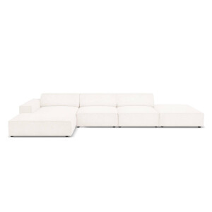 6-zits hoekbank Jodie bouclé links | Micadoni