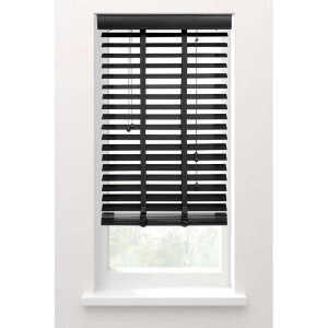 Leen Bakker - Fenstr Jaloezie 50 Mm - 160x220 Cm - Hout - Zwart