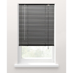 Leen Bakker - Fenstr Jaloezie 25 Mm Mat - 80x180 Cm - Aluminium - Zwart