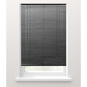 25% korting - Leen Bakker - Fenstr Jaloezie 25 Mm - 80x220 Cm - Aluminium - Zwart