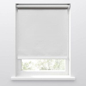 Leen Bakker - Rolgordijn Verduisterend Sneeuw - 60x160 Cm - Polyester - Wit