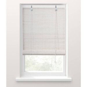 Leen Bakker - Fenstr Rolgordijn - 60x180 Cm - Bamboe - Wit