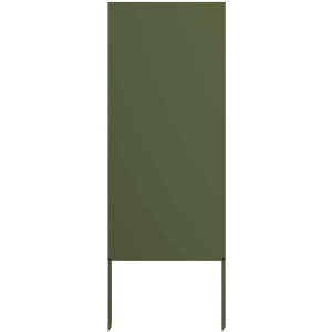 vidaXL - Tuin - Privacy - Scherm - Olijfgroen - 50 - x - 140 - cm - Koudgewalst - staal