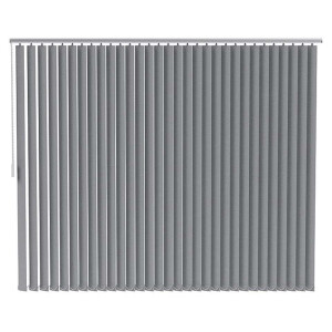 25% korting - Leen Bakker - Fenstr Lamellen Stof Milaan Verduisterend - Licht (20008) - Polyester - Grijs