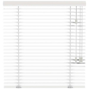 25% korting - Leen Bakker - Fenstr En Jaloezie New York 50mm - Off-white (10712) - Hout - Wit - 120x10x10 Cm