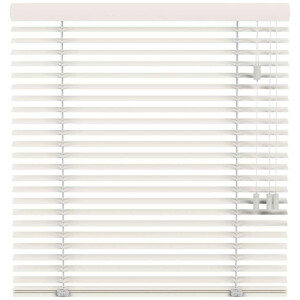 25% korting - Leen Bakker - Fenstr En Jaloezie Kopenhagen 50mm - Off-white (10715) - Hout - Wit - 120x10x10 Cm