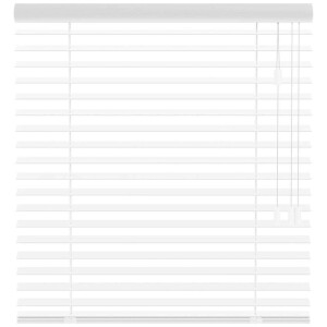 Leen Bakker - Fenstr En Jaloezie New York 65mm - Sneeuw (10009) - Hout - Wit - 120x10x10 Cm