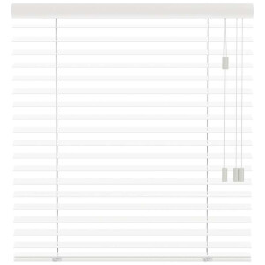 Leen Bakker - Fenstr En Jaloezie New York 65mm - Off-white (10712) - Hout - Wit - 120x10x10 Cm
