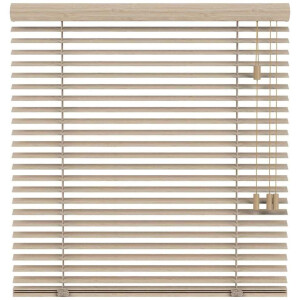 Leen Bakker - Fenstr Jaloezie Tahiti 50mm - Licht Eiken (25951) - Bamboe - Beige - 120x10x10 Cm