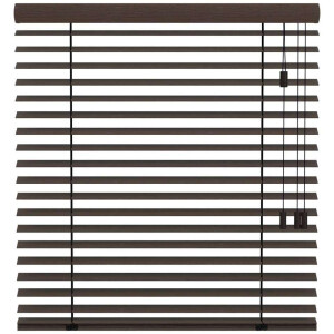 Leen Bakker - Fenstr Jaloezie Tahiti 65mm - Bruin (15901) - Bamboe - Zwart - 120x10x10 Cm