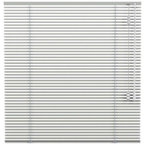 25% korting - Leen Bakker - Fenstr Jaloezie 25mm Standaard Lak - Licht (20036) - Aluminium - Grijs - 120x10x10 Cm