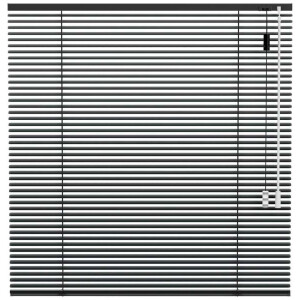 25% korting - Leen Bakker - Fenstr Jaloezie 25mm Standaard Lak - Antraciet (20715) - Aluminium - Grijs - 120x10x10 Cm