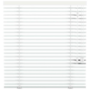 25% korting - Leen Bakker - Fenstr Jaloezie 50mm Standaard Lak - (10336) - Aluminium - Wit - 120x10x10 Cm