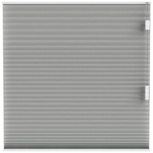 25% korting - Leen Bakker - Fenstr Plisségordijn Brisbane Dubbel 25mm Lichtdoorlatend - Grijs (50604) - Polyester - Groen - 120x10x10 Cm