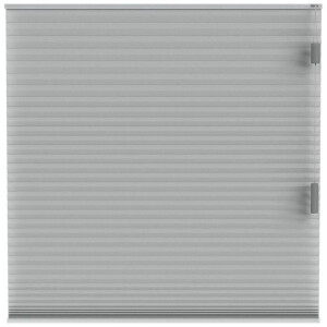 25% korting - Leen Bakker - Fenstr Plisségordijn Chicago Dubbel 25mm Verduisterend - Licht (20031) - Polyester - Grijs - 120x10x10 Cm