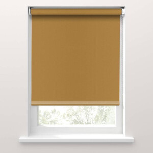 25% korting - Leen Bakker - Fenstr Rolgordijn Stockholm Verduisterend - Oker (70002) - Polyester - Geel - 120x10x10 Cm