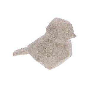 Vogel - wit - 19x9x11.5 cm