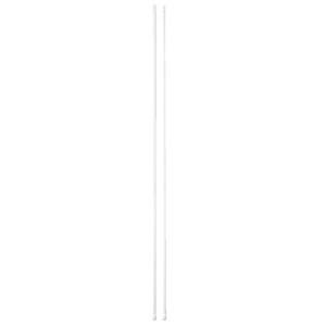 Leen Bakker - Set Spandraad 250cm - Staal - Wit
