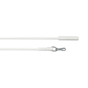 Leen Bakker - Trekstang 100cm - 4000465 - Staal - Wit