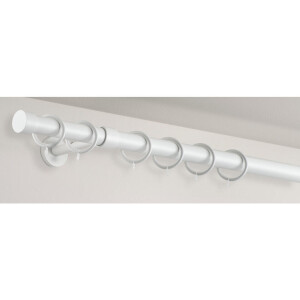 Leen Bakker - Gordijnroede 120cm - - Ø28mm (2016367) - Metaal - Wit