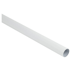 Leen Bakker - Gordijnroede 240cm - - Ø28mm (2016369) - Metaal - Wit