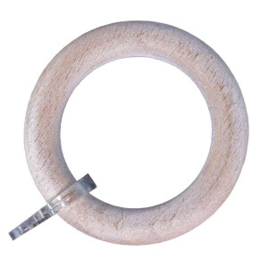 Leen Bakker - 10 Ringen FSC Vintage Ø28mm - 1280090 - Hout - Beige