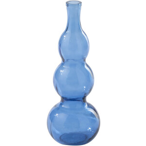 J-Line vaas - glas - blauw
