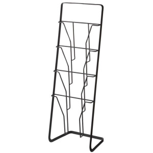 Yamazaki Tijdschriftenrek 4 vakken - Tower - Zwart
