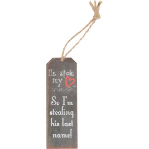 Decoratie hanger | 15*5 cm | Zwart | Ijzer | Clayre & Eef | MMY00020