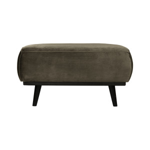 BePureHome Hocker 'Statement' Velvet, kleur Warm Groen