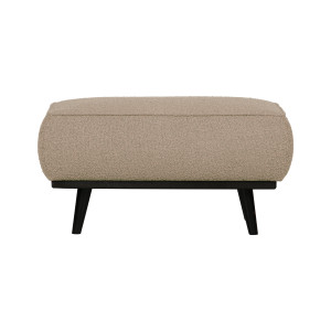 BePureHome Hocker 'Statement' Bouclé, kleur Beige