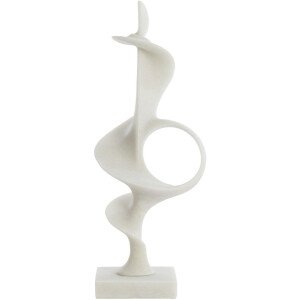 Light & Living Ornament Vurot - Crème - 28x20x70cm - Modern - Kunststof