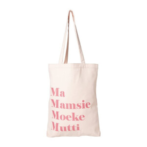 Canvas tas moeder - lichtroze