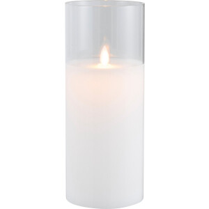 J-Line lamp Blinkend - glas - transparant - large - LED lichtjes