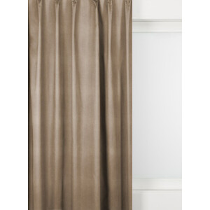 HEMA HEMA Gordijnstof Velours Taupe (taupe)