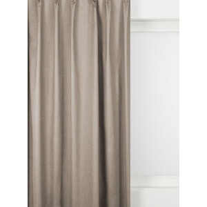 HEMA HEMA Gordijnstof Brussel Verduisterend Taupe (Taupe)