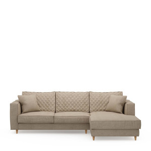 Chaise Longue Bank Rechts Kendall, Natural